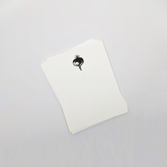 Letterpress Note Cards | Allium